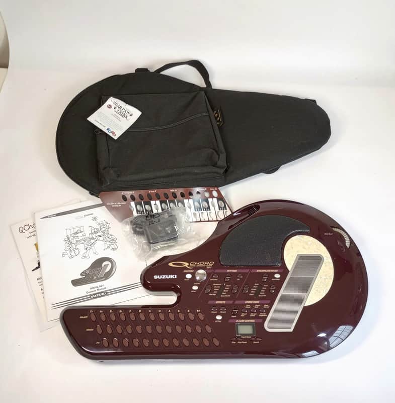 Suzuki Q Chord QC-1 / Q-Chord Digital Synthesizer W/ Bag TESTED image 1