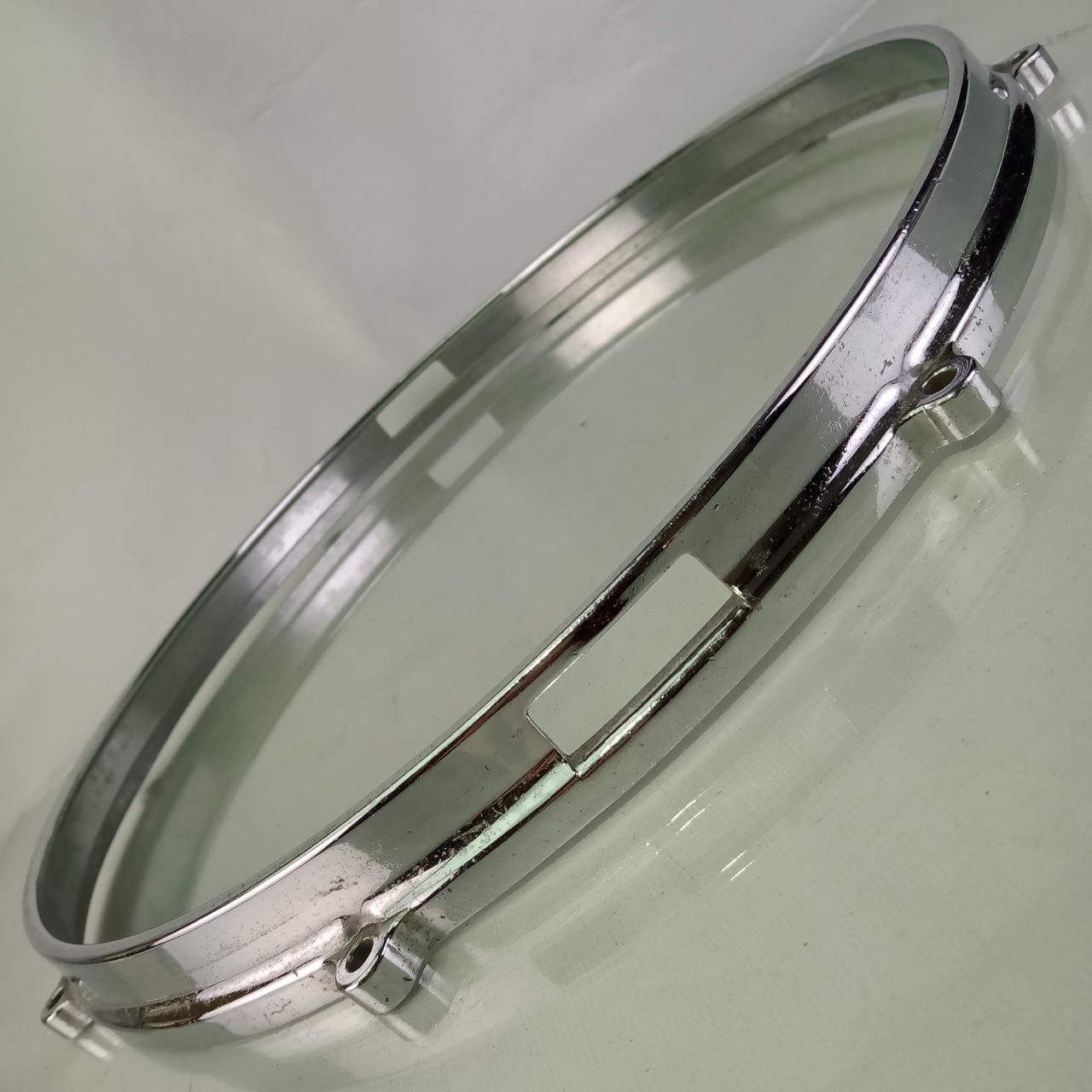 Ajax 14" Snare Drum Resonant Side 8-Lug Die-Cast Rim/Hoop Chrome Vintage 60s — main photograph