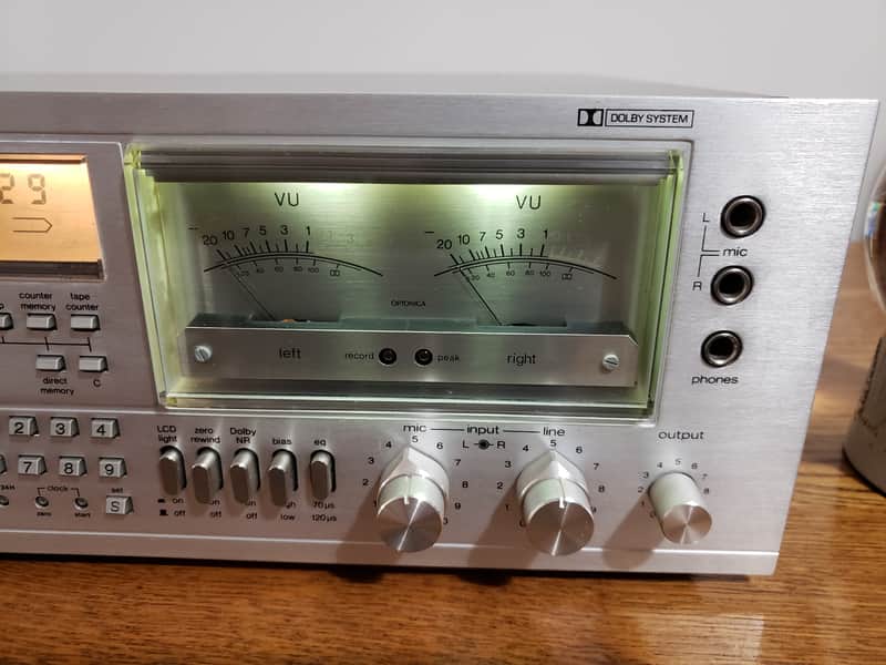 Optonica RT-6501 1978 Brushed Aluminum Silver | Reverb Sweden