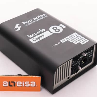 Two Notes Torpedo Captor Loadbox/Attenuator/DI - 8 Ohm 2010s - Black image 1