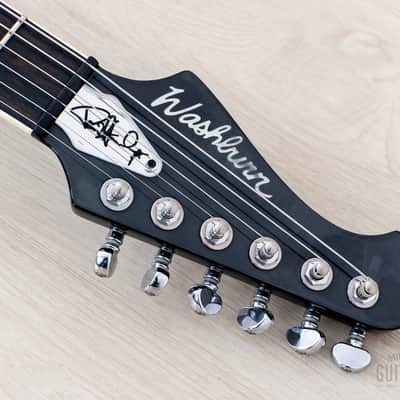 2011 Washburn Custom Shop Limited Edition Paul Stanley PSV 2200 Rhinestone Flying V, Near-Mint & Signed w/ Case, COA, Tags image 4