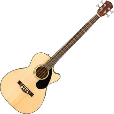 Fender CB-60SCE Bass Classic Design 4-String Acoustic-Electric Bass Guitar, Solid Spruce Top image 2