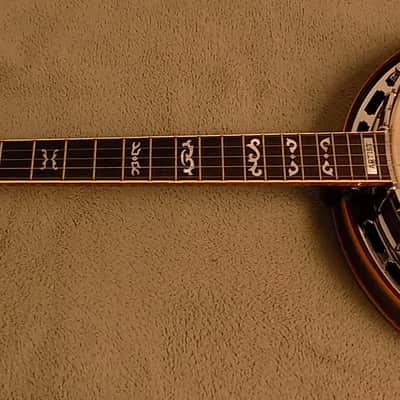 1970’s IBANEZ Artist 591 Wreath 5-String Banjo with Drop D Tuners and Hard Shell Case image 1