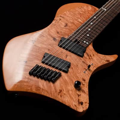 ABASI GUITARS/Larada 7 Multi Scale Burl Maple/Ebony (Natural) image 5