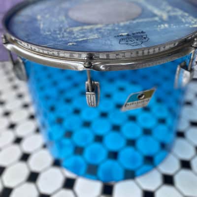 Ludwig 12x15" Blue Vistalite Tom 1970s - Acrylic image 2