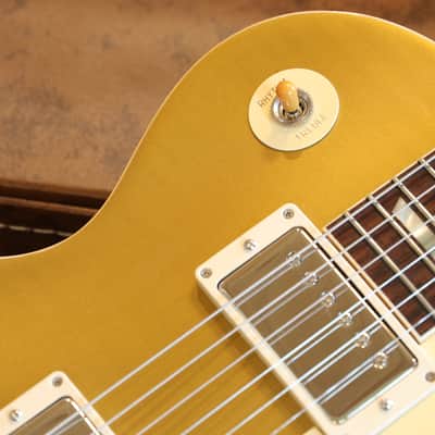 2022 Gibson Custom Shop Les Paul Standard '57 Historic Reissue Electric Guitar Goldtop Gloss + COA OHSC image 3