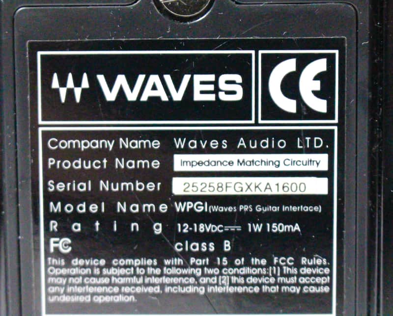Waves / PRS GTR Paul Reed Smith Studio Guitar Interface Preamp