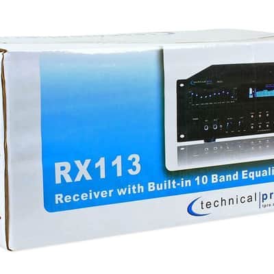 Technical Pro RX113 Home Theater Amplifier Receiver+4) 5.25" White Wall Speakers image 12