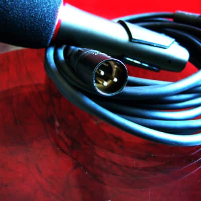 Vintage 1980's Audio-Technica ATM29HE dynamic hyper cardioid microphone Low Z w accessories # 2 image 15