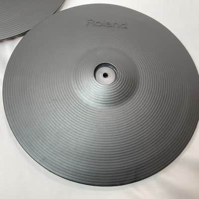 Roland CY-14C + Roland CY-15R Crash Ride V-Cymbal V Drum Trigger Roland THREE PACK image 5