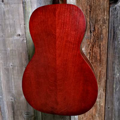 Art&Lutherie Roadhouse Parlor Guitar - Tennessee Red A/E image 16