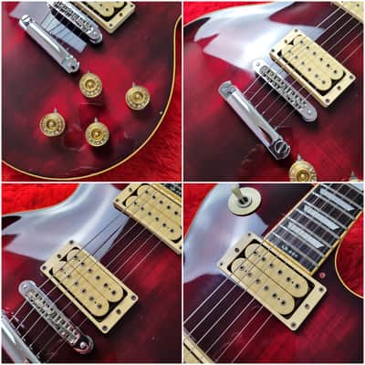 Aria Pro II LS-600 1978 in Antique Red Finish - Les Paul Standard - Made by Matsumoku In Japan - MIJ image 4