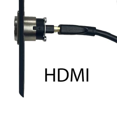 PROCRAFT SPL-2NHDMI-SS 1 Gang Stainless Steel Wall Plate Loaded w/ 2) Neutrik HDMI Feed/Pass Thru image 3
