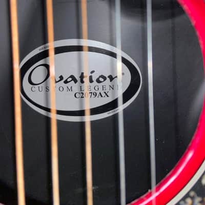 Ovation C2079AX-CCB Custom Legend Cherry Burst Elektro-Akustikgitarre 2012–2018 - Cherry Burst image 3