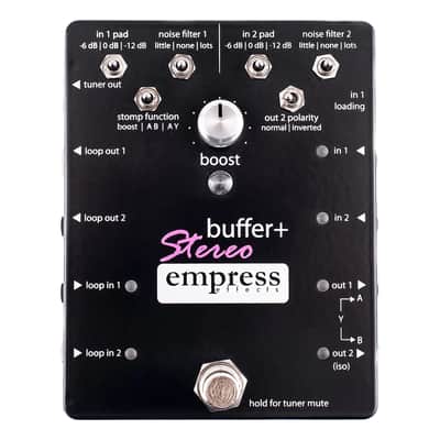 Empress STEREO Buffer+ Vintage Pedal - MINTY! image 13