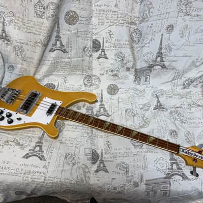 1974 Rickenbacker 4001 Bass Mapleglo Finish Lightweight at Only 8 lbs 13 oz Straight Neck Beautiful Low Action image 9