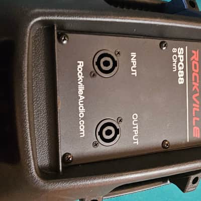 Rockville SPG88 8" Inch Passive 400w DJ PA Speaker ABS Lightweight Cabinet 8 Ohm image 4