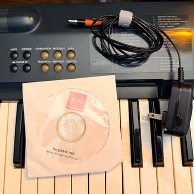 Korg 707 Digital Synthesizer - Rare FM 1980s Powerhouse w/ Extras! image 8