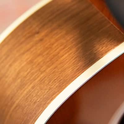 Gibson SJ-200 Studio Walnut Jumbo Acoustic/Electric Guitar - Satin Walnut Burst with Hardshell Case image 12