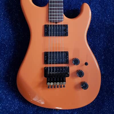 Kramer Customized Parts, Carrera Neck and Pacer Imperial Body 1983-1985 Header Orange image 3