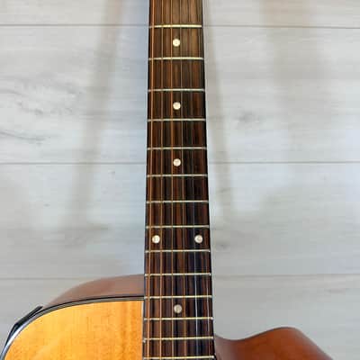 Jasmine ES33C Acoustic Electric Cutaway Guitar w/ Hard Case Natural Finish 2000's image 5
