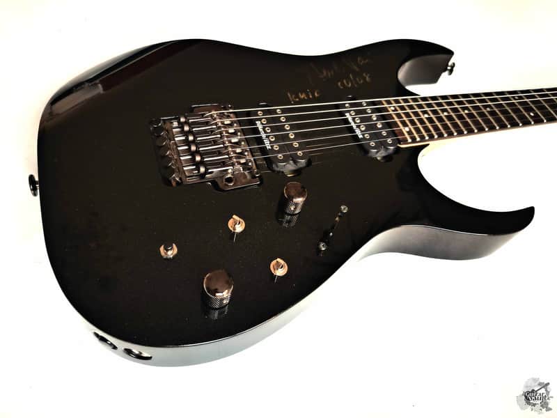Ibanez Prestige RG 1520G hand-signed Steve Vai '2006 Galaxy Black w/case image 1