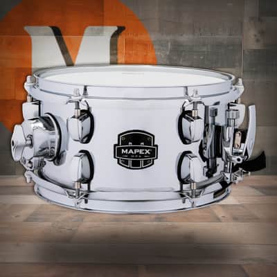 Mapex Mpx 10  In. x5.5 In. Steel Shell Side Snare Drum Steel (MPNST0551CN) image 1