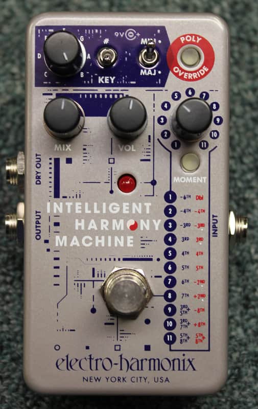 Electro-Harmonix Intelligent Harmony Machine Harmonizer / Pitch Shifter Guitar Effects Pedal w/Box image 1