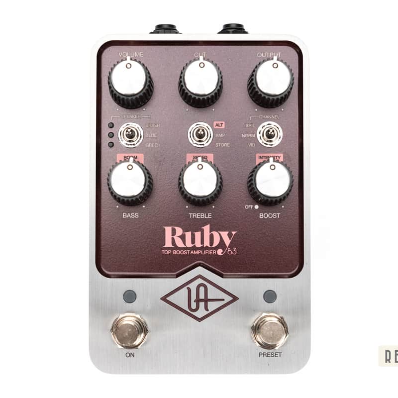 2022 – Present Universal Audio Ruby 63 Top Boost Amplifier Ru…