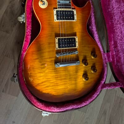 1981 Greco Super Real EGF1200 – 4,0 Kg, Dry Z PAFs, Cherry Sunburst Nitro, Japan, MIJ, FujiGen image 5