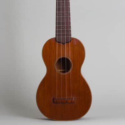 C. F. Martin Style 1 Soprano Ukulele, c. 1928, black tolex hard shell case. image 1