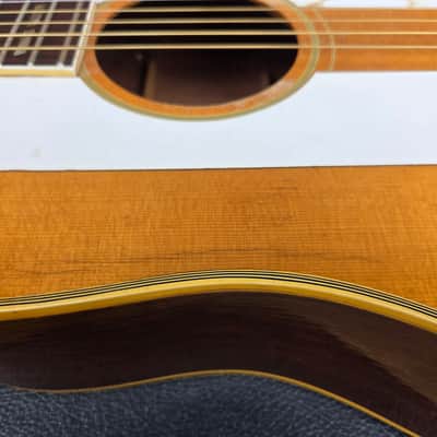 Vintage 1966 Gibson FJN Folk Acoustic Guitar w/ TKL Hardshell Case! image 9