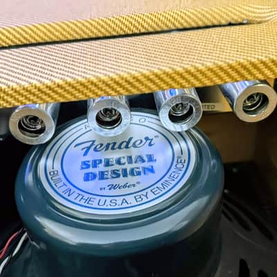 Fender EC Twinolux Eric Clapton Signature Combo w/Custom Duck Bros road case image 15