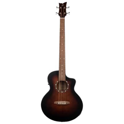 Ortega D7CE-BFT-4 Deep Series 7 Spruce Top Mahogany Neck Medium Scale 4-String Acoustic-Electric Bass Guitar image 3