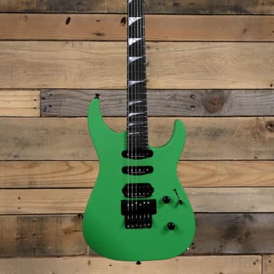 Jackson  American Series Soloist SL3 Electric Guitar Satin Slime Green w/ Case image 4