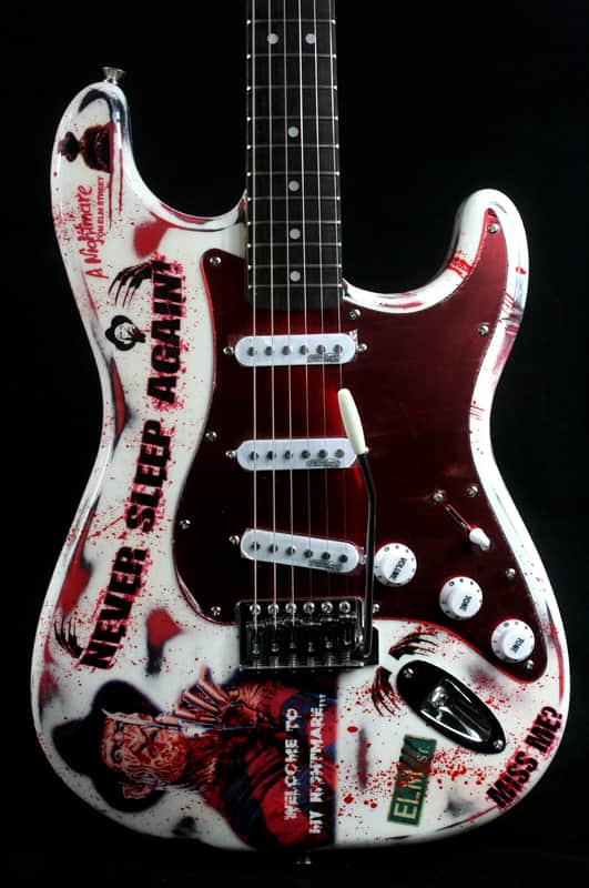 Custom Painted  and Upgraded Fender Squier CXS Strat With Matching Headstock-Aged and Relic'ed image 1
