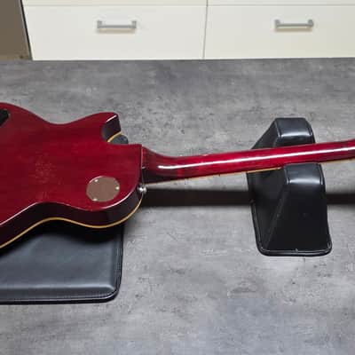 1976 Gibson Les Paul Deluxe Wine Red P90 Vintage Aged Road Worn Relic 70s 1970's P-90 Soap Bar Soapbar Electric Guitar image 9
