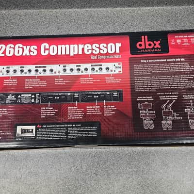 NEW dbx 266xs Dual Channel Compressor Gate In Factory Sealed Box image 7