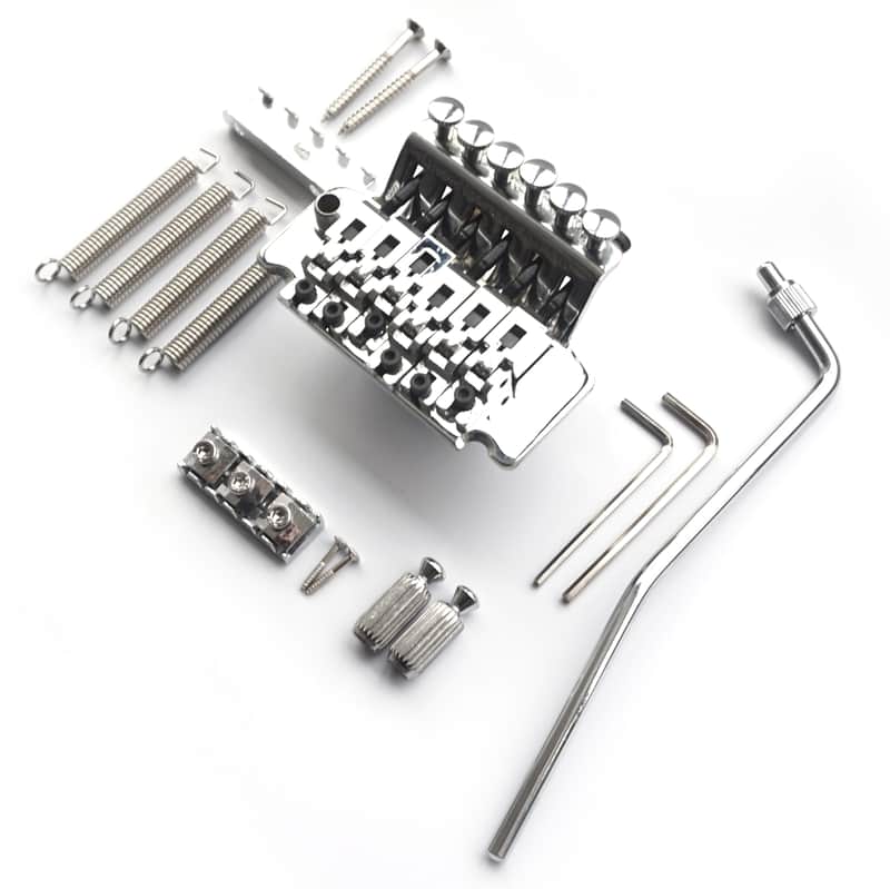 Floyd Rose Licensed Tremolo System - Double locking - Full Kit - Chrome image 1
