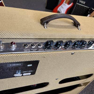 Fender Blues DeVille 2-Channel 60-Watt 4x10" Guitar Combo 1994 - 1996 - Tweed image 13