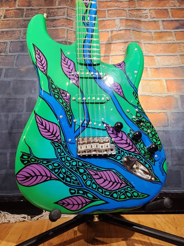 Fender Hand-Painted by Pamelina 2005 Custom Shop Masterbuilt Stratocaster Psychedelic w/ OHSC, CoA & Original Parts image 1