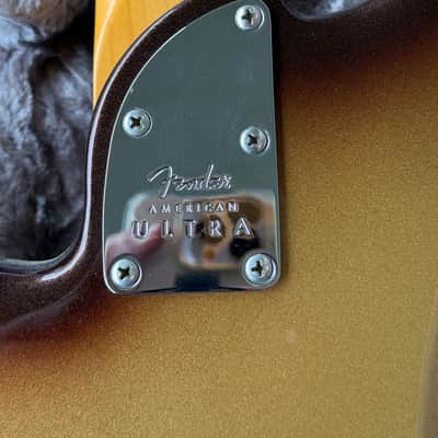 Fender American Ultra Precision Bass with Rosewood Fretboard 2019 - Present - Mocha Burst image 6
