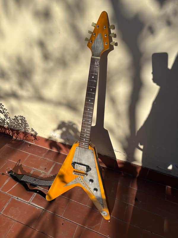 Epiphone '58 Korina Flying V Fully customized image 1