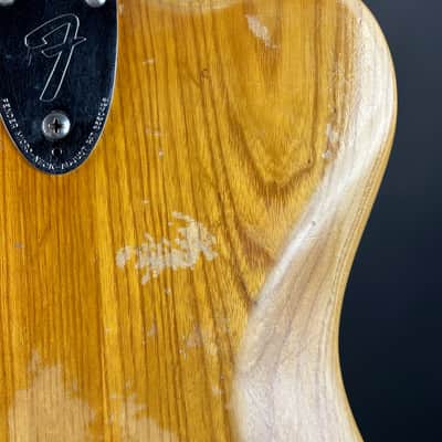 Vintage 1977 Fender Telecaster Deluxe Natural w/Non-Original Case TSU22958 image 20