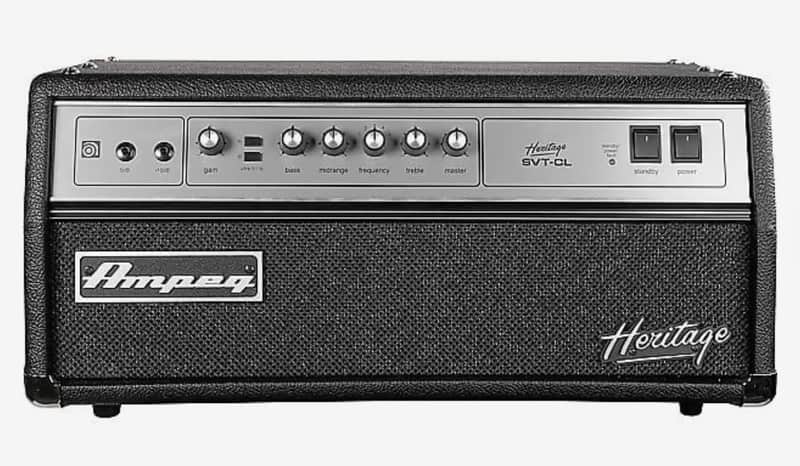 Ampeg SVT-CL Heritage Series 300-Watt Tube Bass Amp Head and 8-speaker cabinet - 2010 - Present - Black image 1