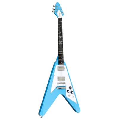 Epiphone Flying V 70s Maui Blue - Electric Guitar image 1