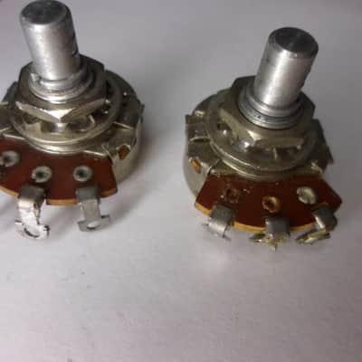 Vintage 1957 Fender Telecaster P Bass Pots 250K Potentiometers image 1