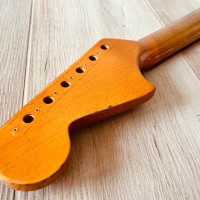FENDER JAGUAR 1962 Neck JOURNEYMAN RELIC MUSIKRAFT NITRO JUMBO STEEL RADIUS 12" image 9