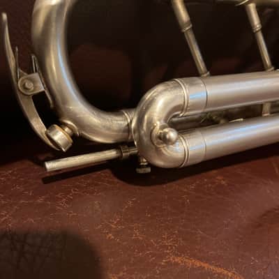 Reynolds Regent (Ohio Band Instruments) (1940s) Bb Trumpet SN 13498 (silver) (rare) image 8