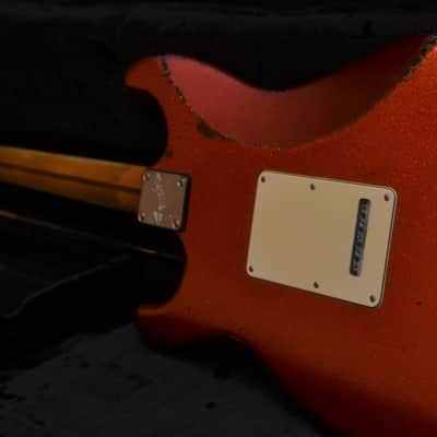 Fender Stratocaster Relic 2019 Custom Red Sparkle Lollar Blondes image 18